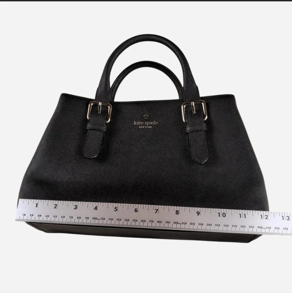 Kate‎ Spade New York Cove Street Provence black leather satchel shoulder